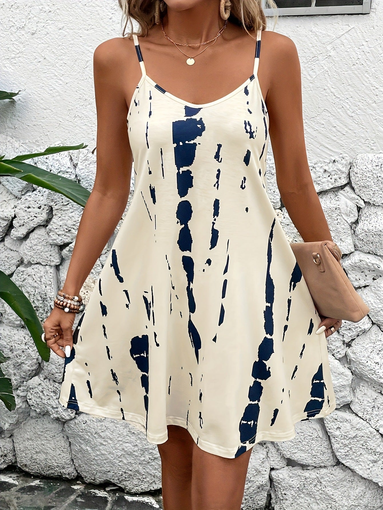Plus size women's summer halter dress by Plush Fashion Hub in vibrant colors, featuring a flowy design and sleeveless style.