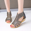 Shopimist rhinestone open toe sandals with sparkling embellishments and stylish design, perfect for summer or special occasions.