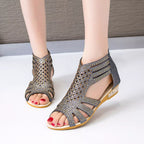 Shopimist rhinestone open toe sandals with sparkling embellishments and stylish design, perfect for summer or special occasions.