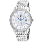 Christian Van Sant Women's Carla watch with a sleek silver band and round face, stylish accessory for women.