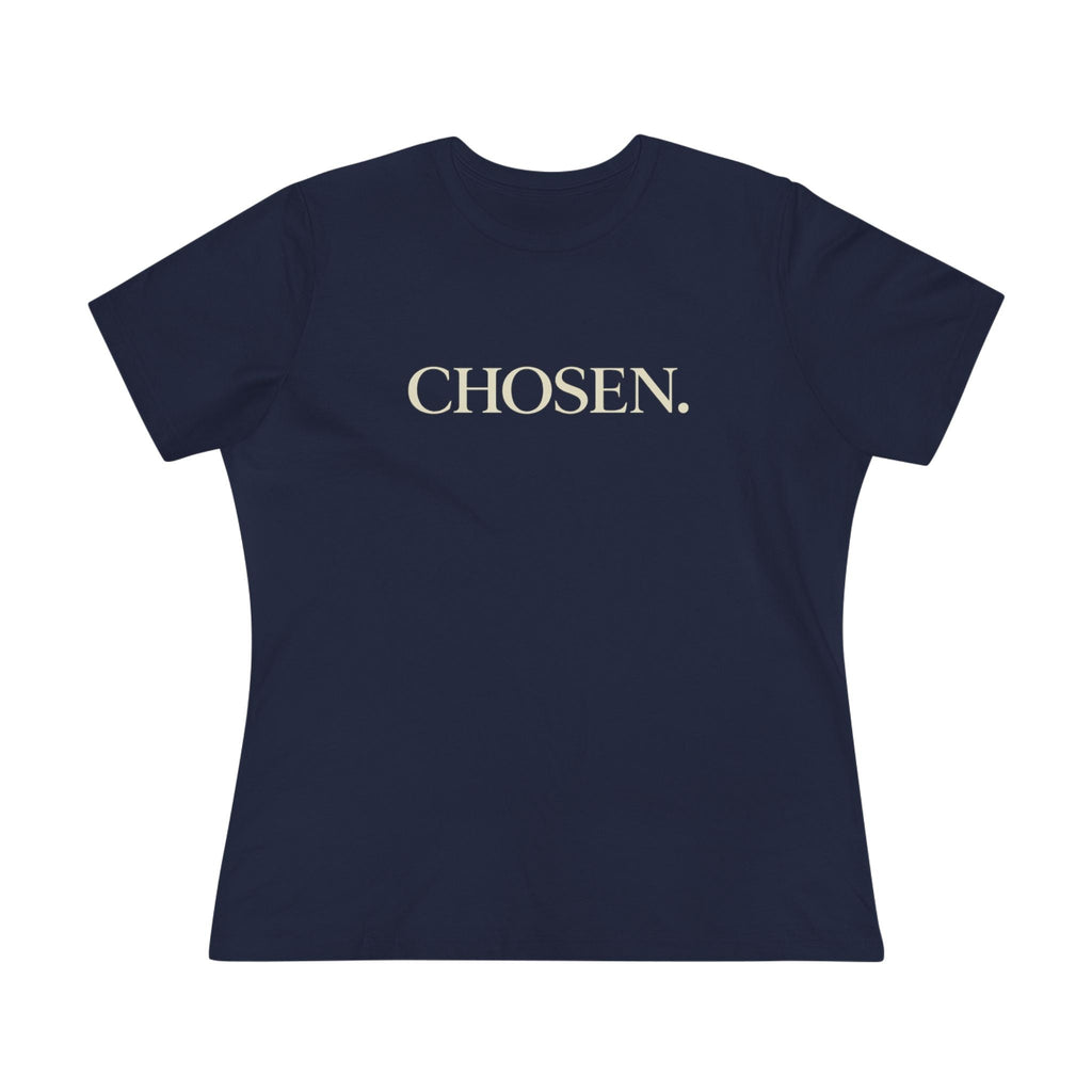Wear Your Worship Chosen Women's T-Shirt from the SEEN. Her. Collection featuring a comfortable, stylish cotton tee with graphic design.