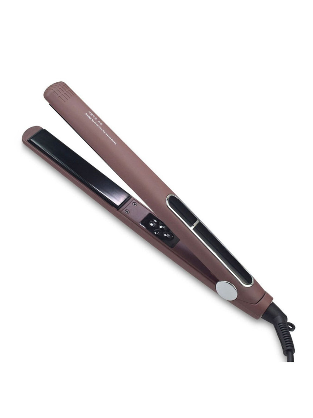Trendsi 2-in-1 professional hair straightener and curling iron, sleek black design for versatile styling options.