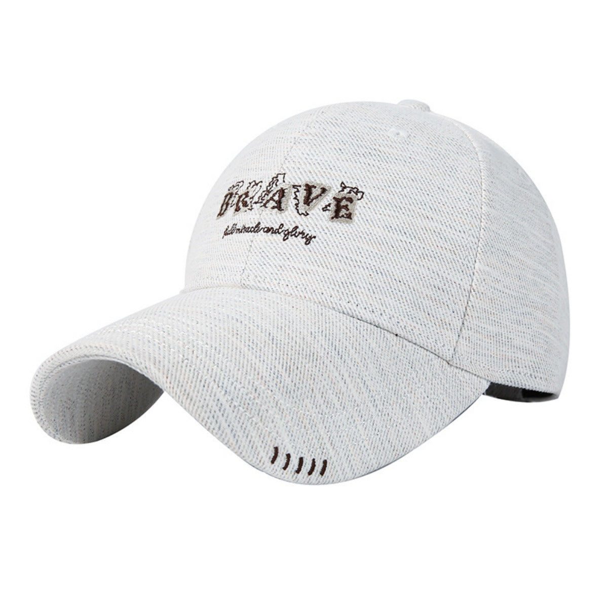 Classic embroidered cotton baseball cap by Trendsi featuring adjustable strap and casual style, perfect for everyday wear.