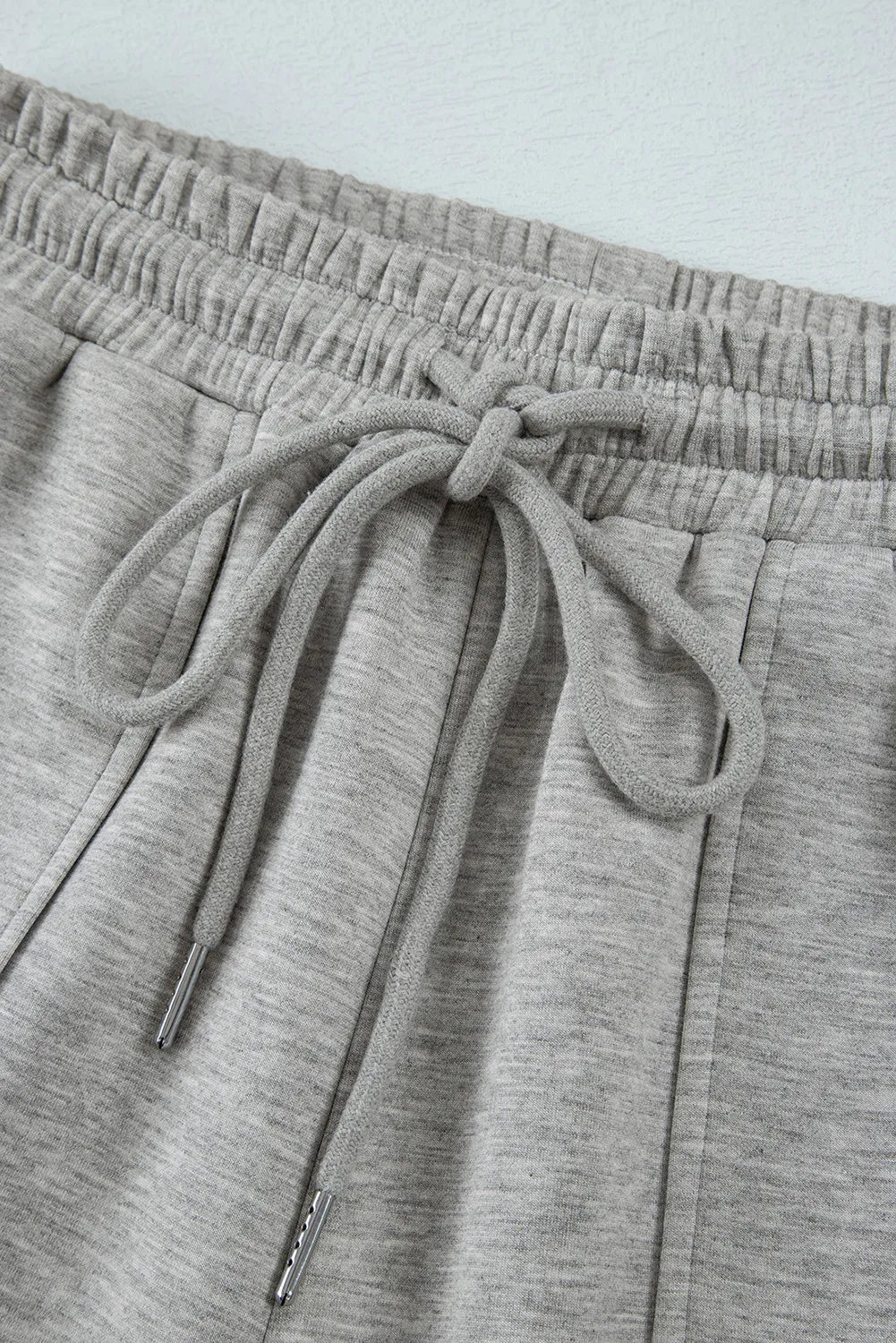 Plush Fashion Hub plush active pants with drawstring waist and side pockets, made for comfortable, stylish activewear.