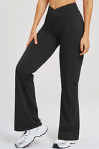 Fitglutes Activewear Sizzle T-shirt and flared leggings 2-piece set, stylish gymwear for workout and fitness activities.