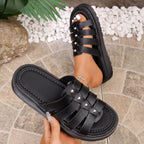 Open toe platform sandals by Shopimist featuring a stylish design with chunky heels and ankle straps, perfect for summer outfits.