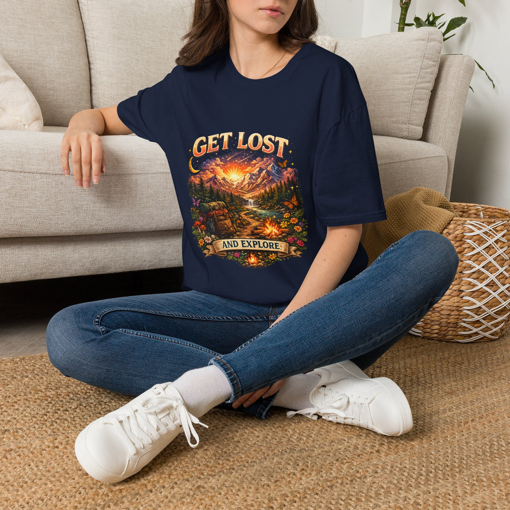 Unisex Softstyle T-Shirt by Printify featuring a comfortable fit, soft fabric, and a classic crew neckline, displayed on a plain background.