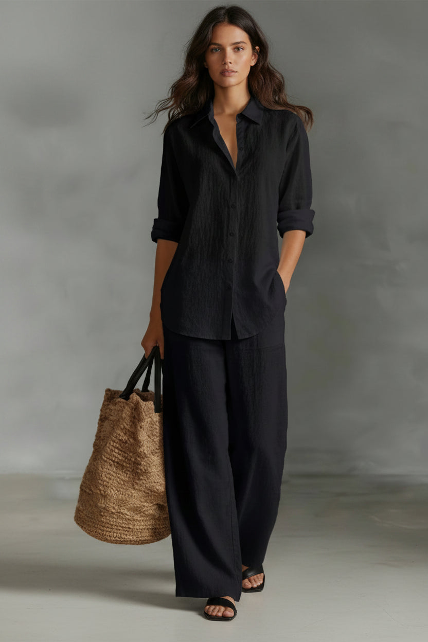 Women's polyester two-piece suit set by FitiqueFit, featuring a blazer and matching pants for casualwear style.