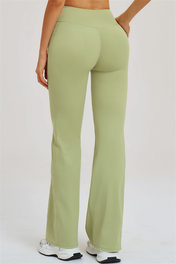 Fitglutes Activewear two-piece set with a Sizzle T-shirt and flared leggings, perfect for gym workouts and athletic wear.