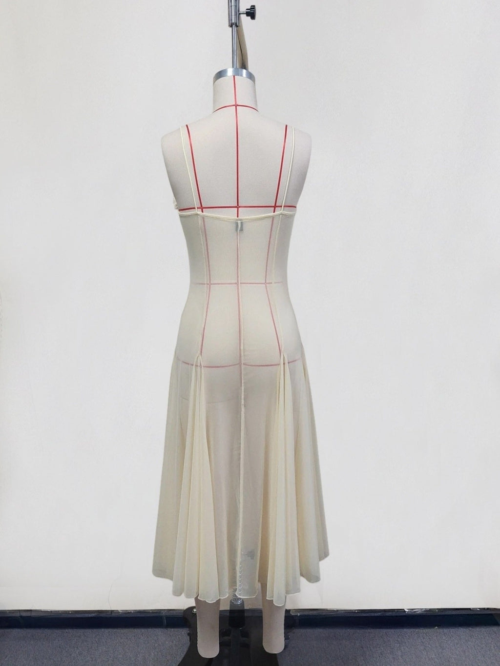 Floral embellished spaghetti strap dress by Shopimist featuring delicate floral details and lightweight fabric.