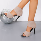 Women’s fish-mouth hollow fashion flats by Plush Fashion Hub, showcasing stylish slip-on footwear with open, airy design.