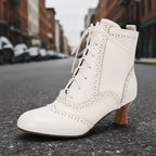 Women’s Dopamine Girl short boots by Plush Fashion Hub, comic-con style winter footwear with bold design and winter-ready features.