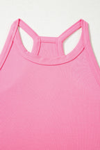 Threaded Pear Meredith Slim Ribbed Tank Top Set, stylish ribbed pant set with a sleeveless tank top and matching pants.
