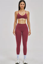 Fitglutes Activewear Zenith sports bra and leggings 2-piece set, stretchy workout clothes for gym and active fitness.