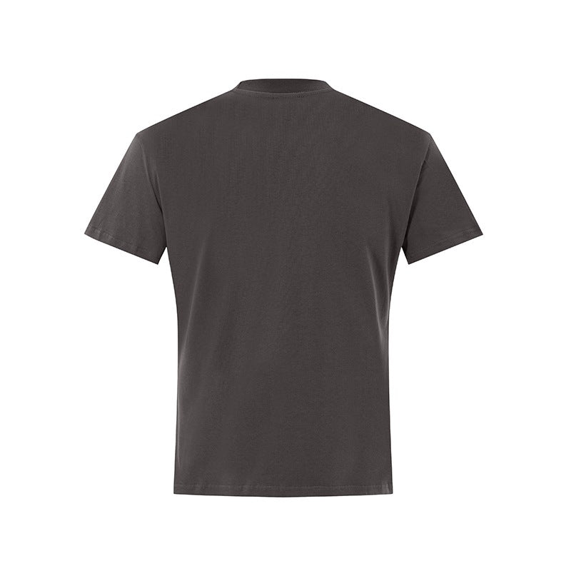 Eprolo lips print short-sleeved shirt with bold, colorful lips pattern on lightweight fabric, casual and stylish for everyday wear.
