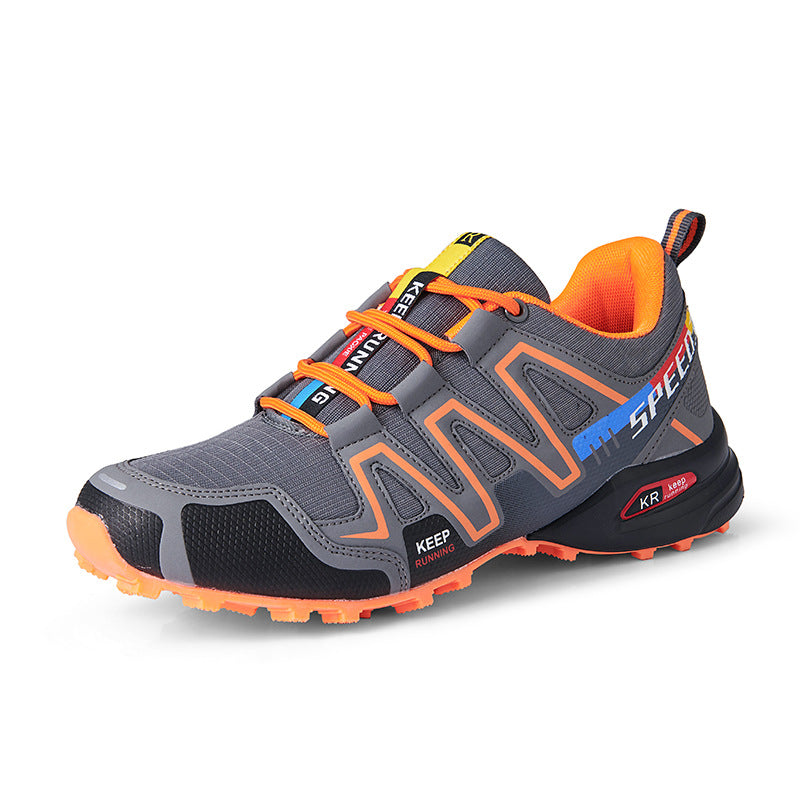 Outdoor Men's Hiking Shoes, Trail Running Shoes, Breathable Walking Shoes, Large Size Women's Shoes
