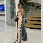 Tassel sleeveless jumpsuit