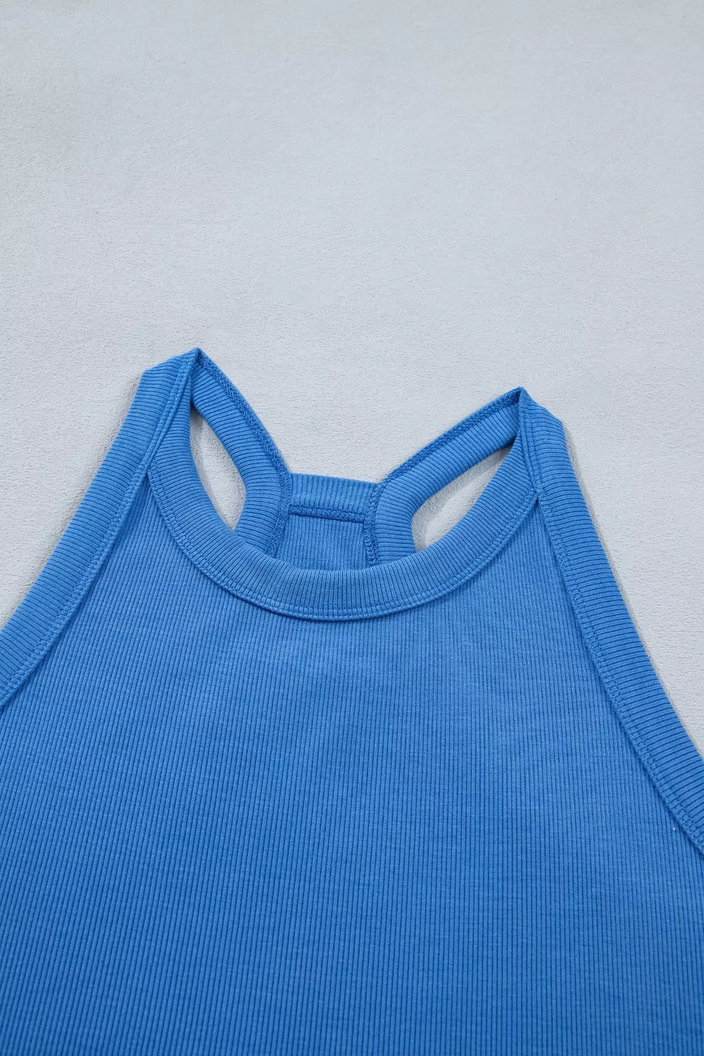 Sleeveless cropped top and pocketed skort set by Shopimist, stylish summer outfit with a fitted top and casual skort.
