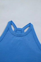 Sleeveless cropped top and pocketed skort set by Shopimist, stylish summer outfit with a fitted top and casual skort.