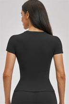 Fitglutes Activewear Zenith T-shirt and shorts 2-piece set, stylish gymwear with comfortable fabric for workout and sports activities.