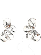 Stainless Steel Flower Earrings
