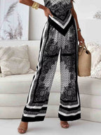 Shopimist printed cami and wide-leg pants set featuring a stylish, comfortable matching top and bottoms in a vibrant pattern.