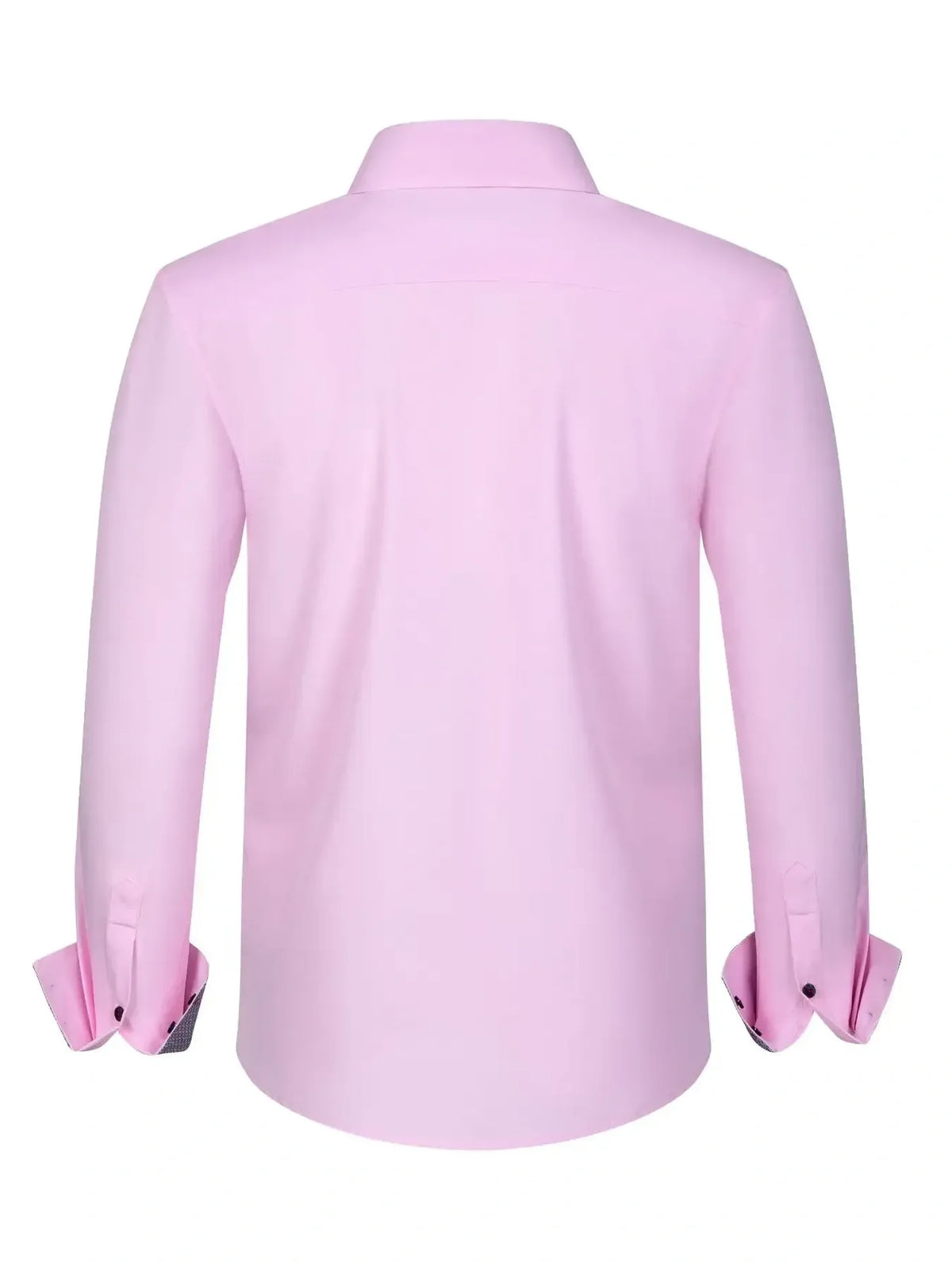 Men's plus size casual button-down shirt with contrast cuffs, stylish and comfortable, by Trendsi.