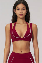 Fitglutes Activewear sports bra and leggings 2-piece set from The Clarity Contour Line, featuring a sleek athletic workout look.
