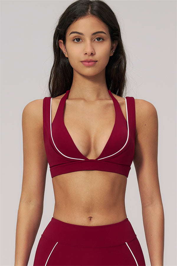 Fitglutes Activewear sports bra and leggings 2-piece set from The Clarity Contour Line, featuring a sleek athletic workout look.