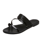 Plush Fashion Hub women's casual rhinestone outdoor sandals featuring breathable design and stylish one-word cool fashion look.