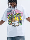 Men's graphic round neck casual T-shirt by Simply Love featuring a stylish design on soft fabric.