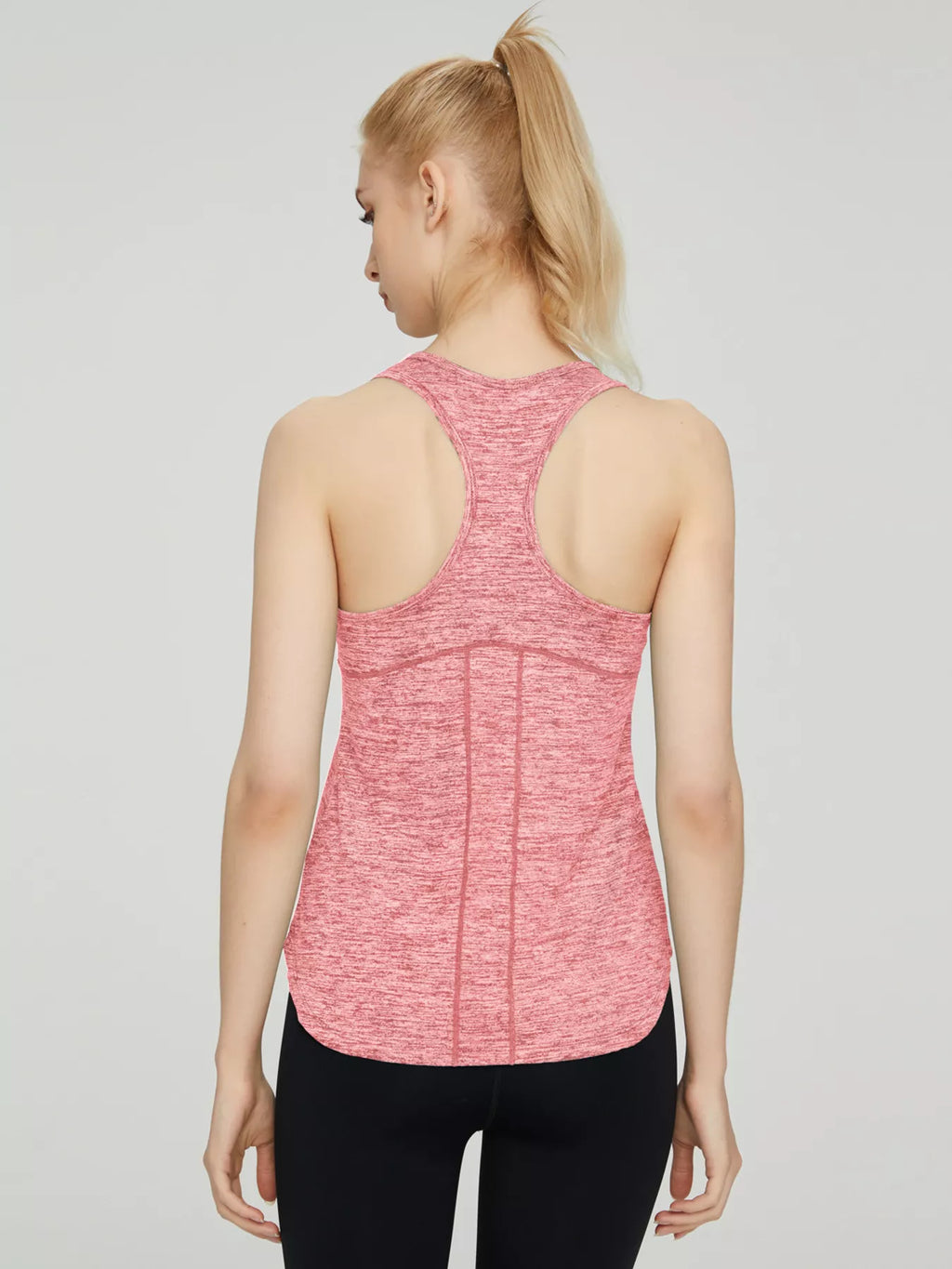 Shopimist breathable quick-drying active tank top shown on a model, lightweight and sleeveless for sports and workouts.