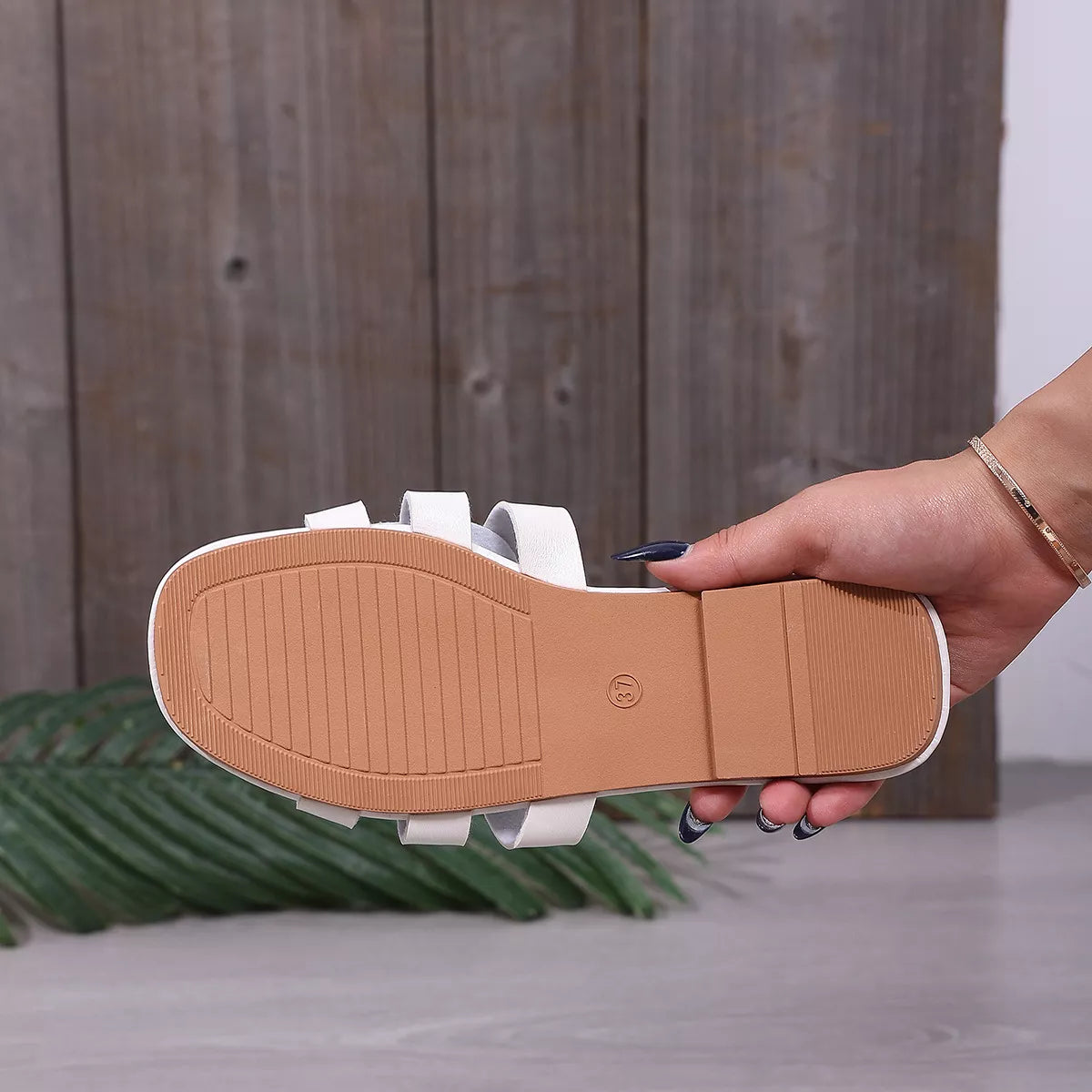Woven strap open toe sandals by Shopimist featuring stylish design and comfortable fit, perfect for casual summer wear.