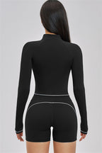 Fitglutes Activewear Unbound Jacket Shorts 2-piece set showing stylish workout jacket and matching shorts on a model