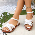 Shopimist open toe flats sandals with stylish design, featuring a comfortable fit and breathable open toe style for warm weather.