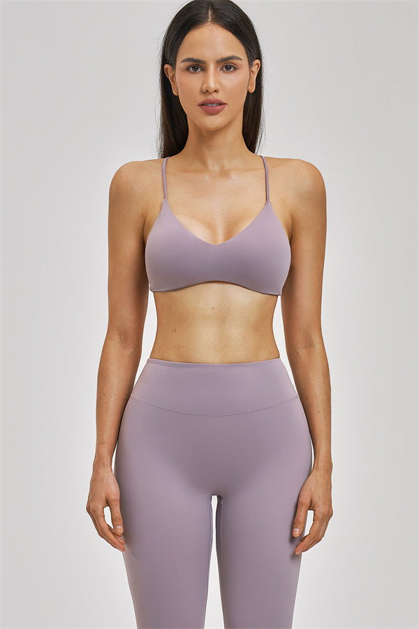 Fitglutes Activewear Zenith sports bra and leggings 2-piece set, featuring black athletic workout clothes for women.
