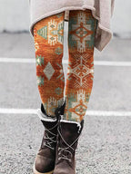 Unisex Hawaiian 3D print leggings from Plush Fashion Hub featuring vibrant digital tropical island design.