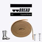 Coyote brown elastic shoelace from Plush Fashion Hub, flexible and durable for comfortable, secure fit in sneakers or casual shoes.