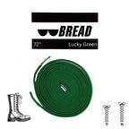 Green elastic shoelace from Plush Fashion Hub, designed for comfortable, easy-to-wear sneaker lacing.