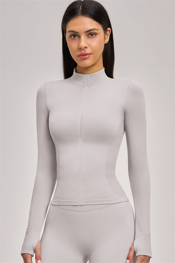 Fitglutes Activewear Vision Jacket sports bra and shorts 3-piece set, featuring a stylish jacket, supportive sports bra, and comfortable shorts.