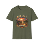 Unisex Softstyle T-Shirt by Printify featuring a comfortable fit and soft fabric, shown in a neutral color.