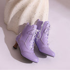 Women’s Dopamine Girl short boots by FitiqueFit featuring comic-con style winter footwear with bold design and comfortable fit.