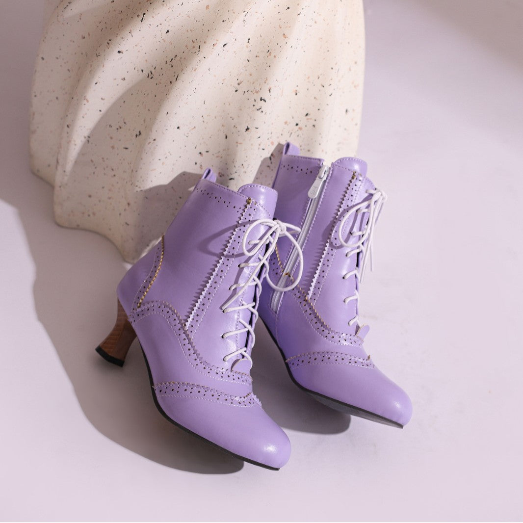 Women’s Dopamine Girl short boots by FitiqueFit featuring comic-con style winter footwear with bold design and comfortable fit.