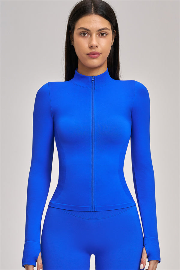 Fitglutes Activewear 3-piece set featuring a sports bra, jacket, and shorts designed for gym and workout activities.