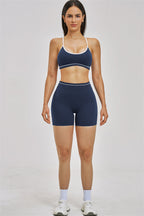 Fitglutes Activewear sports bra and shorts 2-piece set, designed for gym workouts, with a sleek, supportive fit and vibrant color.