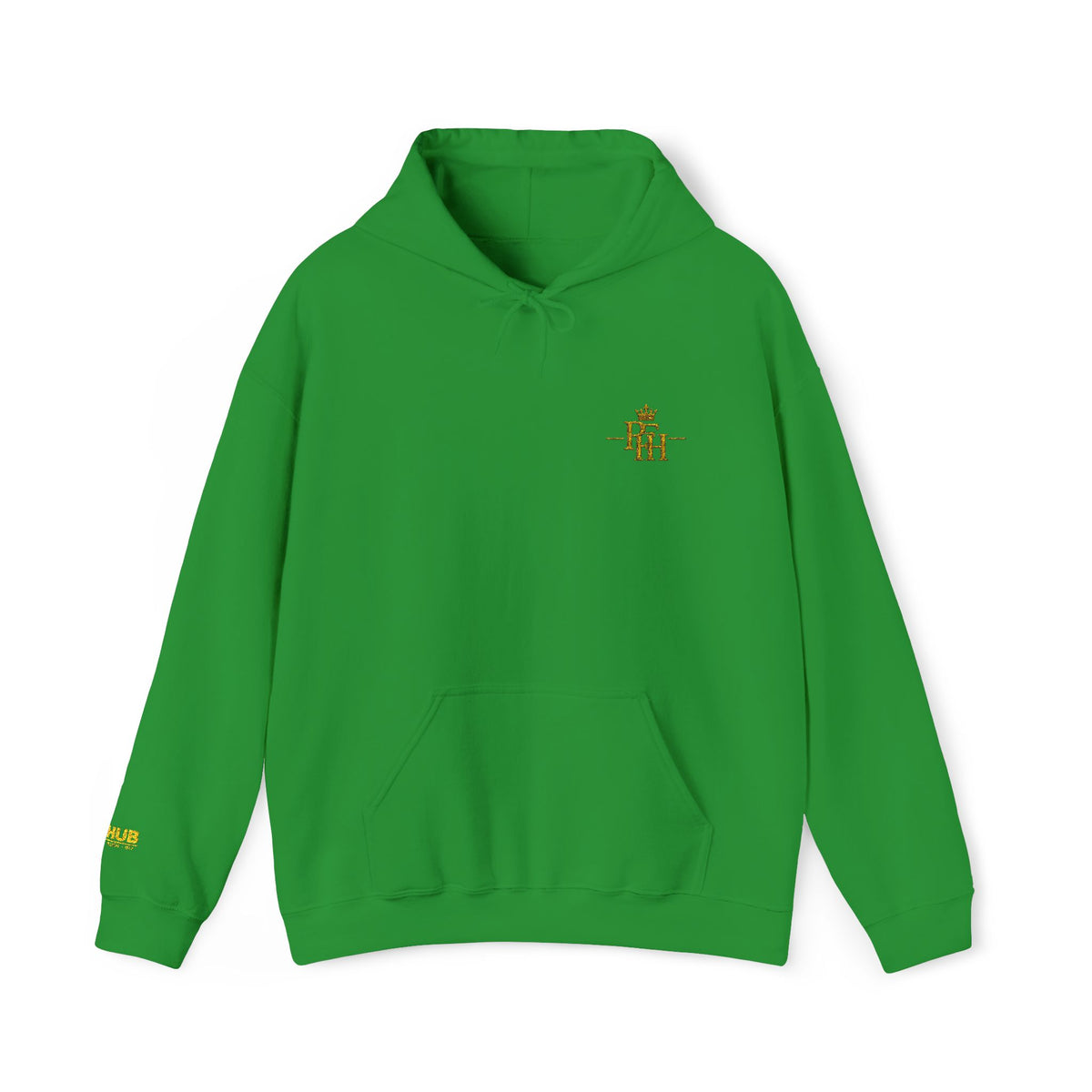 PFH Crown Embroidered Hoodie – Black & Gold