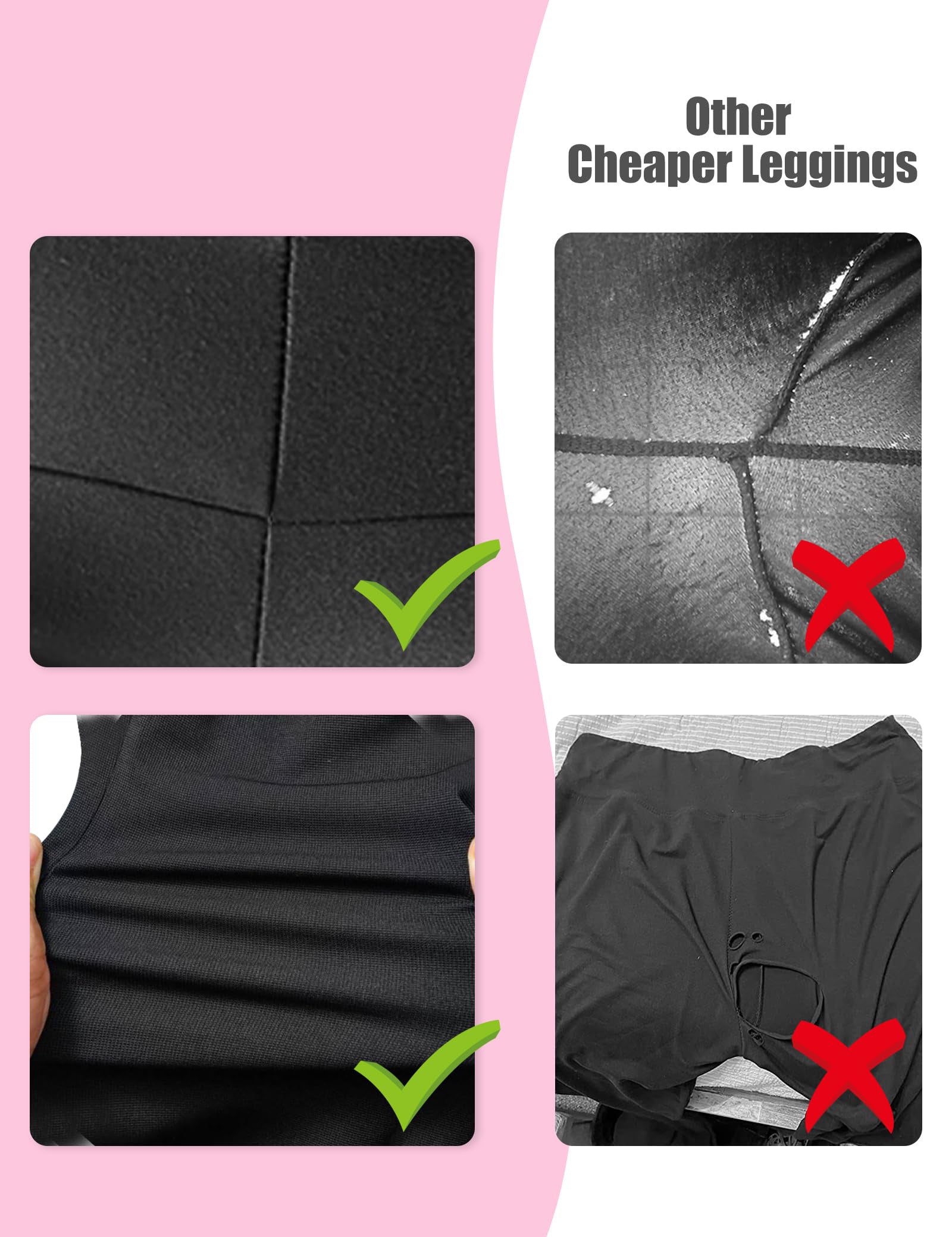 Three-pack of high-waisted biker yoga shorts by FitiqueFit, black and gray activewear with a snug fit and stretchy fabric.