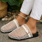 Shopimist breathable buckle decor sandals with open toe design and adjustable strap, perfect for warm weather and casual wear.
