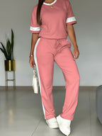 Casual women's sportswear suit by Plush Fashion Hub, featuring a stylish, comfortable design perfect for everyday wear.