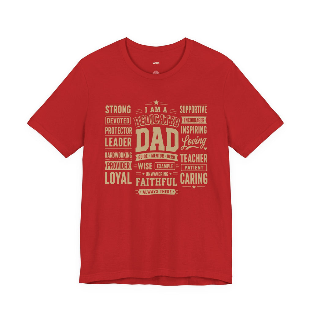 Wear Your Worship dedicated dad T-shirt with "I Am More Than a Title" printed on a comfortable casual tee.